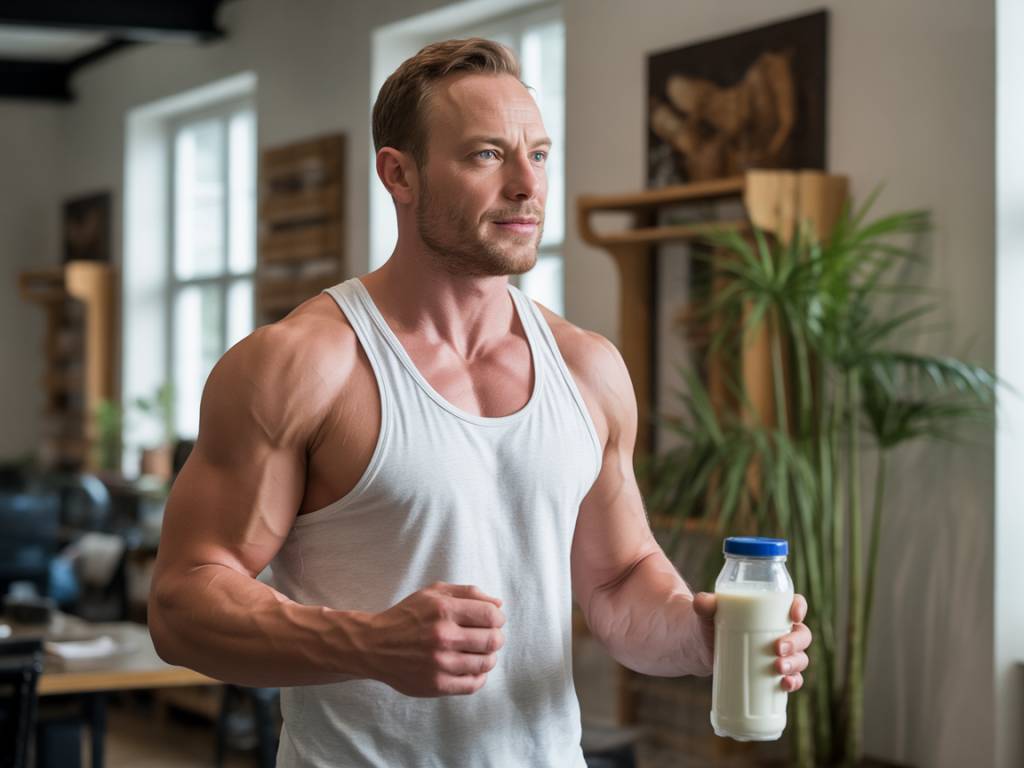Lactosérum et sarcopénie : comment la whey aide à préserver la masse musculaire après 50 ans Lactosérum et sarcopénie : comment la whey aide à préserver la masse musculaire après 50 ans